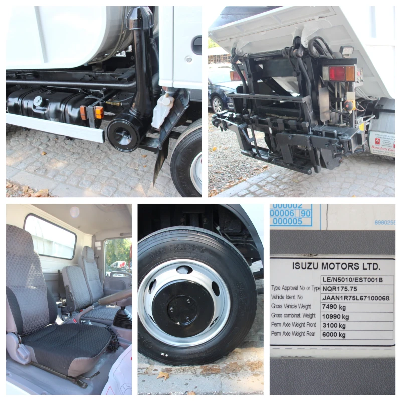 Isuzu Npr NQR 175 75 MEQ29 СМЕТОСЪБИРАЩА МАШИНА , снимка 15 - Камиони - 49466487