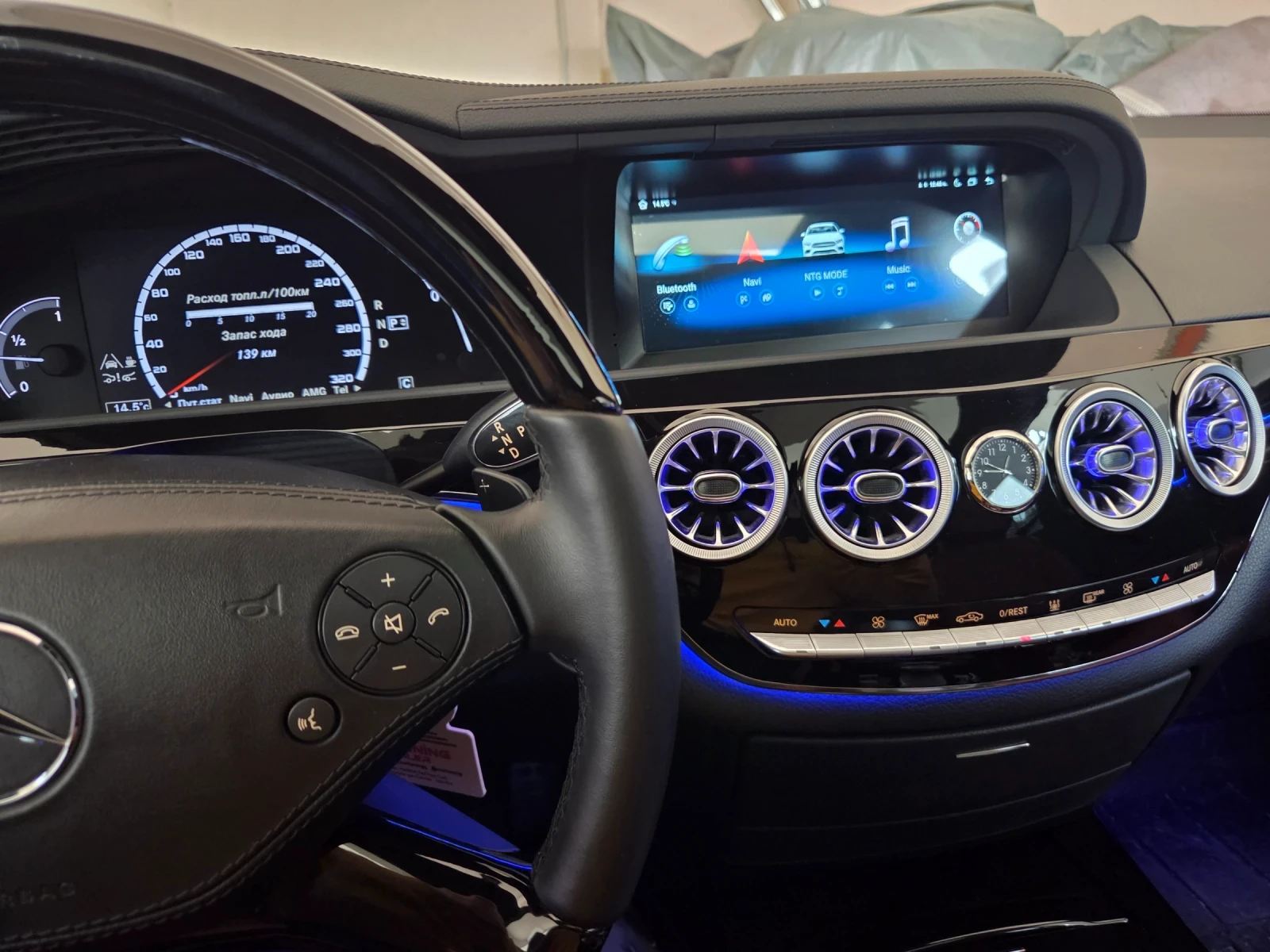 Mercedes-Benz S 500 W221-W223 , 4 matik, AMG, ГАЗ, снимка 8 - Автомобили и джипове - 54084220