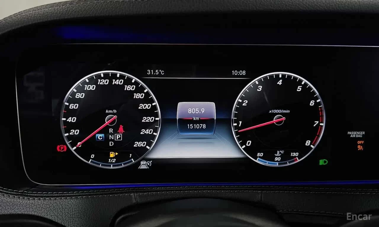 Mercedes-Benz S 560 LONG /ОБДУХВАНЕ/ПАНОРАМА/ДИСТРОНИК/360, снимка 8 - Автомобили и джипове - 55684075
