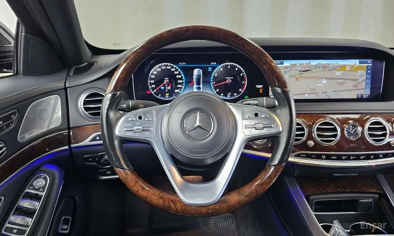 Mercedes-Benz S 560 LONG /ОБДУХВАНЕ/ПАНОРАМА/ДИСТРОНИК/360, снимка 13 - Автомобили и джипове - 55684075