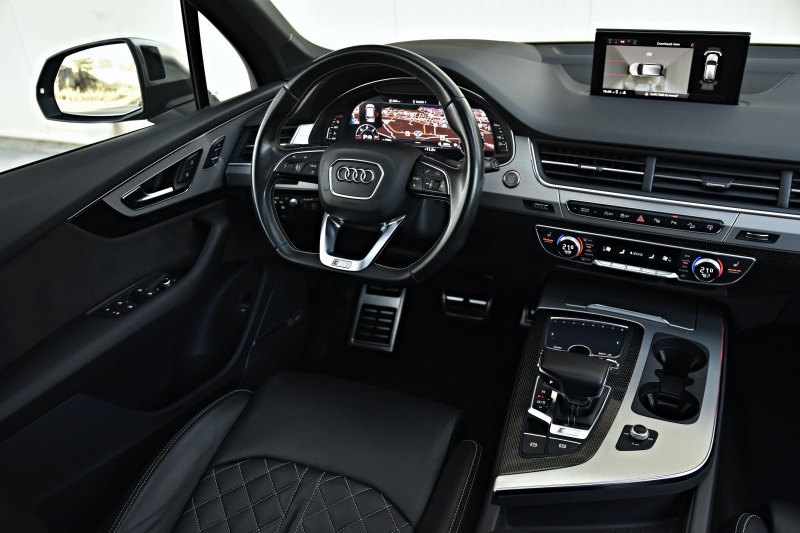 Audi SQ7 4.0 V8T MATRIX 360 PANO EXCLUSIVE 7-SITZE CARBON, снимка 10 - Автомобили и джипове - 46434015