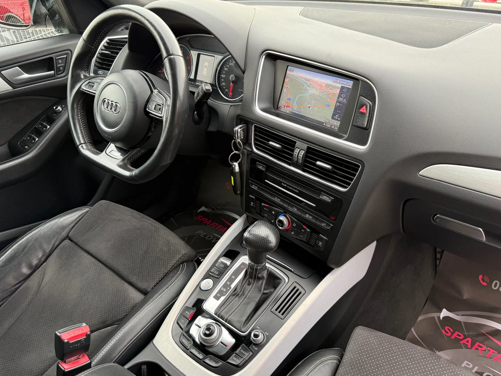 Audi Q5 3.0TDI* 2015г* S-Line* 4Х4* Панорама* 214.000КМ* С, снимка 12 - Автомобили и джипове - 54948741