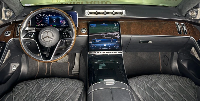 Mercedes-Benz S 500 L 4Matic AMG* TV* HuD* Exclusive* Burm, снимка 9 - Автомобили и джипове - 53174540