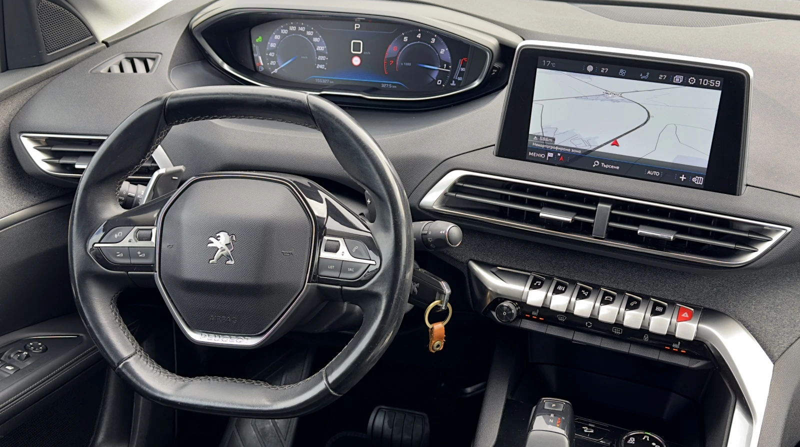 Peugeot 5008 1.6T 180кс.Autom.Navi Car play Camera Кожа Подгрев - изображение 9