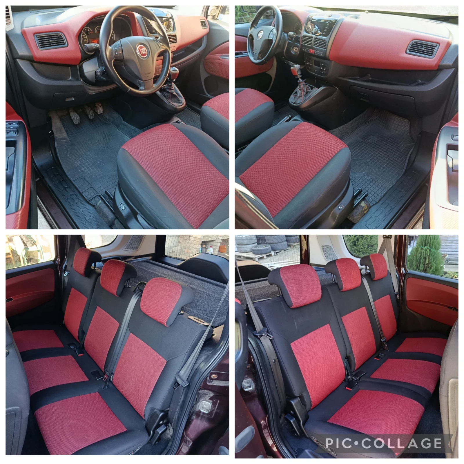 Fiat Doblo 2.0 mjet най-високото ниво на оборудване 2010 г - изображение 9