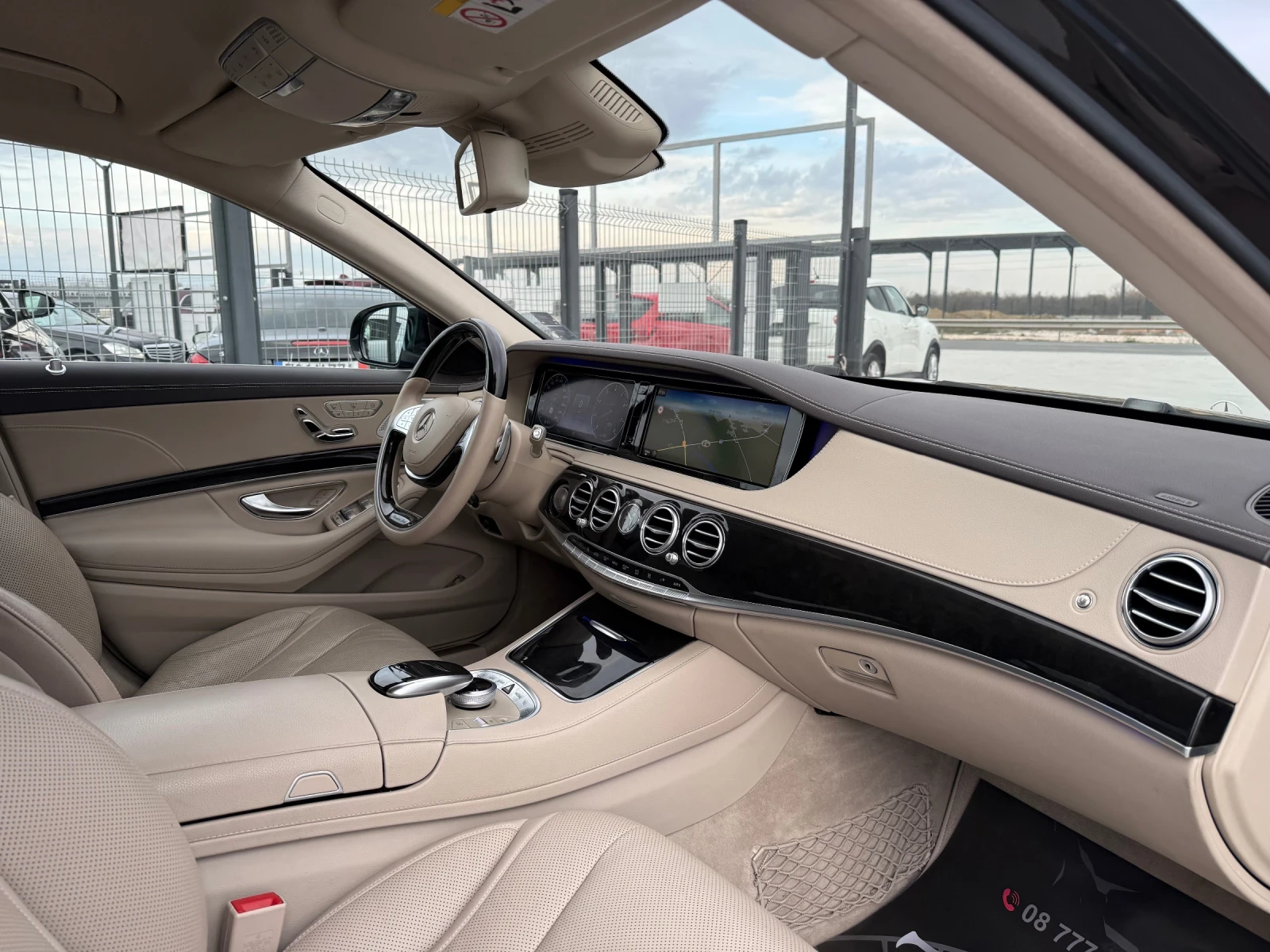 Mercedes-Benz S 500 L* 2016г* 6.3AMG* 207.000KM* Сервизна История* FUL, снимка 13 - Автомобили и джипове - 54059772