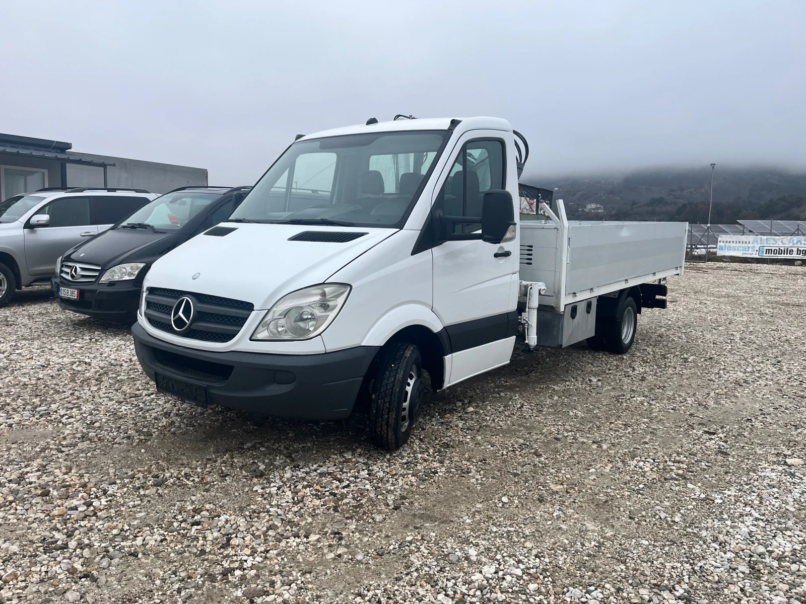 Mercedes-Benz Sprinter 411 411CDI-КЛИМА-КРАН-ИТАЛИЯ-646 МОТОР- Б КАТЕГОРИЯ, снимка 1