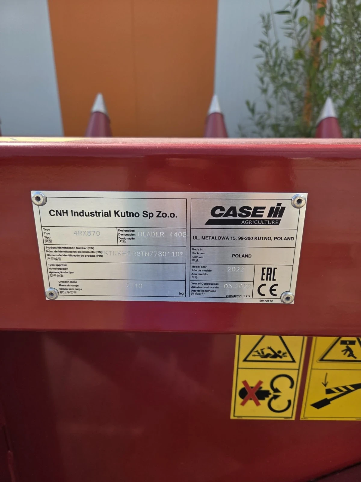 Хедер Case 4408 - изображение 3