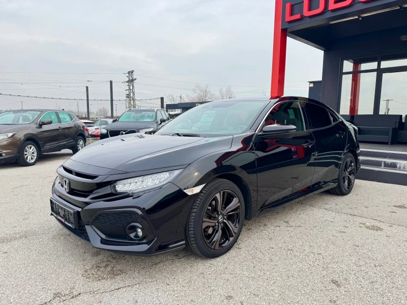 Honda Civic 1.0i-V TECH-FULL LED-KEYLESS-ПАНОРАМА-КОЖА-FULL, снимка 2 - Автомобили и джипове - 48442410