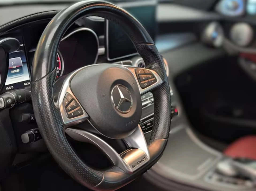 Mercedes-Benz C 450 AMG AMG* BURMESTER* PANO, снимка 7 - Автомобили и джипове - 53913407